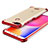 Silikon Schutzhülle Ultra Dünn Tasche Durchsichtig Transparent H01 für Xiaomi Redmi 6 Rot