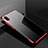 Silikon Schutzhülle Ultra Dünn Tasche Durchsichtig Transparent H01 für Xiaomi Redmi 7A Rot