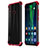Silikon Schutzhülle Ultra Dünn Tasche Durchsichtig Transparent H02 für Huawei Honor 8X Rot