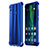 Silikon Schutzhülle Ultra Dünn Tasche Durchsichtig Transparent H02 für Huawei Honor V10 Lite Blau