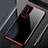 Silikon Schutzhülle Ultra Dünn Tasche Durchsichtig Transparent H02 für Huawei P40 Pro+ Plus Rot