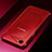 Silikon Schutzhülle Ultra Dünn Tasche Durchsichtig Transparent H02 für Oppo A3 Rot