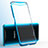 Silikon Schutzhülle Ultra Dünn Tasche Durchsichtig Transparent H02 für Oppo Find X Super Flash Edition Blau