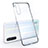 Silikon Schutzhülle Ultra Dünn Tasche Durchsichtig Transparent H02 für Oppo Find X2 Neo Silber