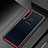 Silikon Schutzhülle Ultra Dünn Tasche Durchsichtig Transparent H02 für Samsung Galaxy A9s Rot