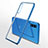 Silikon Schutzhülle Ultra Dünn Tasche Durchsichtig Transparent H02 für Xiaomi Mi A3 Lite Blau