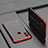 Silikon Schutzhülle Ultra Dünn Tasche Durchsichtig Transparent H02 für Xiaomi Mi Max 3 Rot