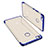 Silikon Schutzhülle Ultra Dünn Tasche Durchsichtig Transparent H02 für Xiaomi Mi Max Blau