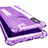 Silikon Schutzhülle Ultra Dünn Tasche Durchsichtig Transparent H02 für Xiaomi Mi Mix 2S Violett