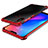 Silikon Schutzhülle Ultra Dünn Tasche Durchsichtig Transparent H02 für Xiaomi Redmi 6 Pro Rot