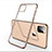 Silikon Schutzhülle Ultra Dünn Tasche Durchsichtig Transparent H03 für Apple iPhone 11 Pro Max Gold
