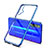 Silikon Schutzhülle Ultra Dünn Tasche Durchsichtig Transparent H03 für Huawei Honor 20 Blau