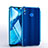 Silikon Schutzhülle Ultra Dünn Tasche Durchsichtig Transparent H03 für Huawei Honor 8X Max Hellblau