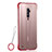 Silikon Schutzhülle Ultra Dünn Tasche Durchsichtig Transparent H04 für Oppo Reno 10X Zoom Rot