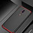 Silikon Schutzhülle Ultra Dünn Tasche Durchsichtig Transparent H04 für Oppo Reno Z Rot