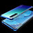 Silikon Schutzhülle Ultra Dünn Tasche Durchsichtig Transparent H04 für Oppo Reno3 Pro Blau