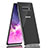 Silikon Schutzhülle Ultra Dünn Tasche Durchsichtig Transparent H05 für Samsung Galaxy S10 Schwarz
