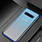 Silikon Schutzhülle Ultra Dünn Tasche Durchsichtig Transparent H06 für Samsung Galaxy S10 Plus Blau