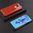 Silikon Schutzhülle Ultra Dünn Tasche Durchsichtig Transparent H08 für Huawei Mate 30 Lite Rot