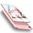 Silikon Schutzhülle Ultra Dünn Tasche Durchsichtig Transparent H09 für Apple iPhone 7 Rosa