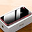 Silikon Schutzhülle Ultra Dünn Tasche Durchsichtig Transparent HC02 für Apple iPhone 8 Plus Rot