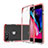 Silikon Schutzhülle Ultra Dünn Tasche Durchsichtig Transparent HT01 für Apple iPhone 7 Plus Rot