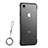 Silikon Schutzhülle Ultra Dünn Tasche Durchsichtig Transparent HT01 für Apple iPhone XR Schwarz