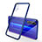 Silikon Schutzhülle Ultra Dünn Tasche Durchsichtig Transparent S01 für Huawei Honor 20 Blau