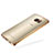 Silikon Schutzhülle Ultra Dünn Tasche Durchsichtig Transparent S01 für Samsung Galaxy S6 Edge+ Plus SM-G928F Gold