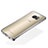 Silikon Schutzhülle Ultra Dünn Tasche Durchsichtig Transparent S01 für Samsung Galaxy S6 Edge+ Plus SM-G928F Silber