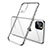 Silikon Schutzhülle Ultra Dünn Tasche Durchsichtig Transparent S02 für Apple iPhone 11 Pro Silber
