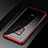 Silikon Schutzhülle Ultra Dünn Tasche Durchsichtig Transparent S02 für Huawei Mate 20 Pro Rot