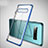 Silikon Schutzhülle Ultra Dünn Tasche Durchsichtig Transparent S02 für Samsung Galaxy S10 Blau