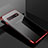 Silikon Schutzhülle Ultra Dünn Tasche Durchsichtig Transparent S03 für Samsung Galaxy S10 Plus Rot