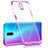 Silikon Schutzhülle Ultra Dünn Tasche Durchsichtig Transparent S06 für Oppo R17 Pro Violett