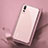 Silikon Schutzhülle Ultra Dünn Tasche Durchsichtig Transparent S07 für Huawei P20 Pro Rosa