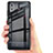Silikon Schutzhülle Ultra Dünn Tasche Durchsichtig Transparent T02 für Xiaomi Mi 8 Pro Global Version Schwarz