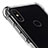 Silikon Schutzhülle Ultra Dünn Tasche Durchsichtig Transparent T02 für Xiaomi Mi Mix 2S Klar
