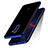 Silikon Schutzhülle Ultra Dünn Tasche Durchsichtig Transparent T02 für Xiaomi Pocophone F1 Blau