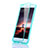 Silikon Schutzhülle Ultra Dünn Tasche Durchsichtig Transparent T02 für Xiaomi Redmi 3 Blau