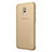 Silikon Schutzhülle Ultra Dünn Tasche Durchsichtig Transparent T03 für Samsung Galaxy J7 Plus Gold
