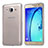Silikon Schutzhülle Ultra Dünn Tasche Durchsichtig Transparent T03 für Samsung Galaxy On5 G550FY Grau