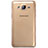 Silikon Schutzhülle Ultra Dünn Tasche Durchsichtig Transparent T03 für Samsung Galaxy On5 Pro Gold