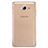 Silikon Schutzhülle Ultra Dünn Tasche Durchsichtig Transparent T03 für Samsung Galaxy On7 Pro Gold