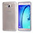 Silikon Schutzhülle Ultra Dünn Tasche Durchsichtig Transparent T03 für Samsung Galaxy On7 Pro Grau