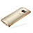 Silikon Schutzhülle Ultra Dünn Tasche Durchsichtig Transparent T03 für Samsung Galaxy S6 Edge+ Plus SM-G928F Gold