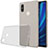 Silikon Schutzhülle Ultra Dünn Tasche Durchsichtig Transparent T03 für Xiaomi Mi 8 SE Grau