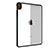 Silikon Schutzhülle Ultra Dünn Tasche Durchsichtig Transparent T06 für Apple iPad Air 5 10.9 (2022) Schwarz