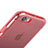Silikon Schutzhülle Ultra Dünn Tasche Durchsichtig Transparent T06 für Apple iPhone 6 Plus Rosa