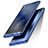 Silikon Schutzhülle Ultra Dünn Tasche Durchsichtig Transparent T06 für Samsung Galaxy Note 8 Blau